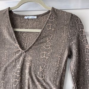 Zara Mini Snake Skin Dress